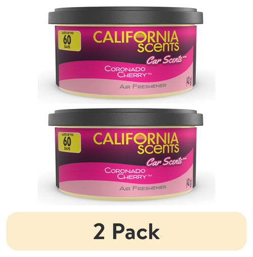 (2 Pack)  Car Air Freshener Can, Hidden Car Scents with Fragrance Control Lid 