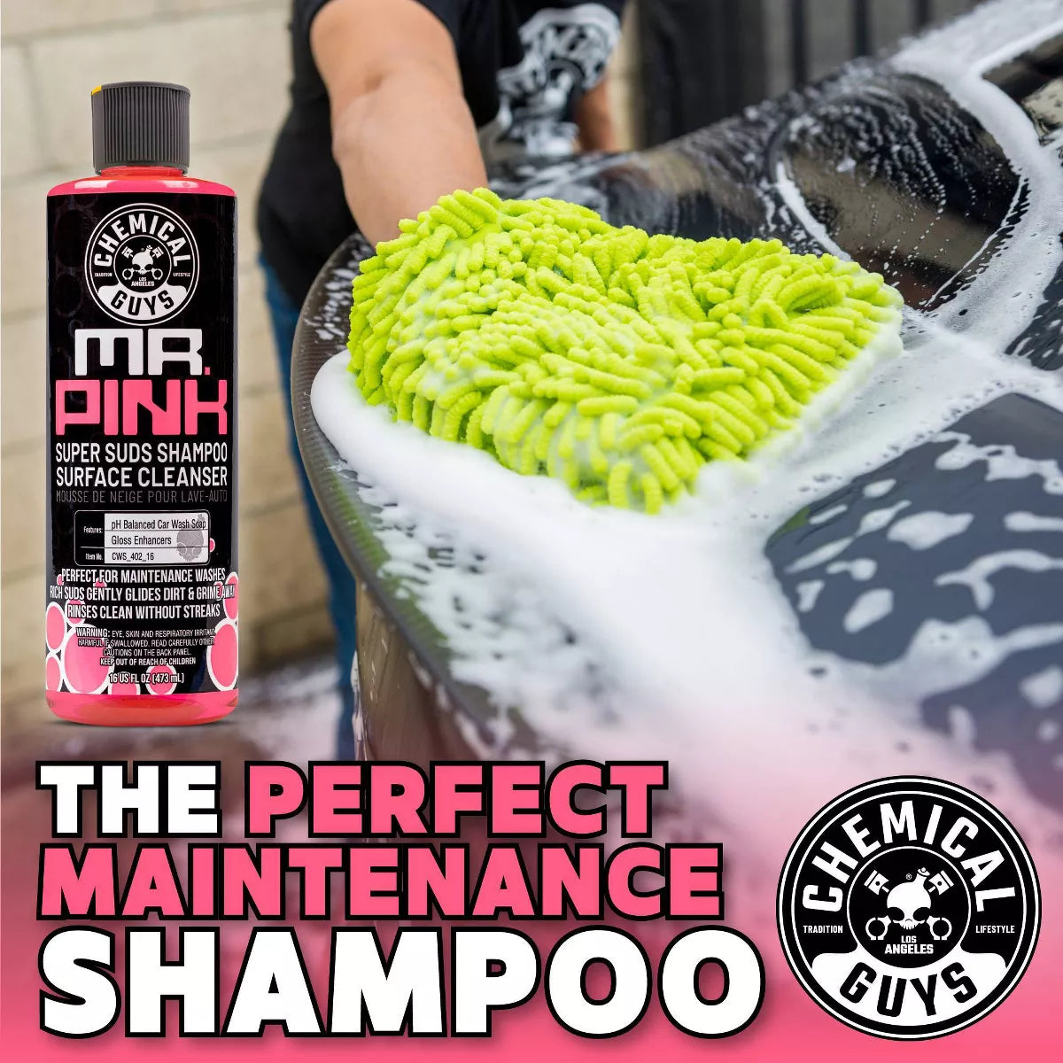 Chemical Guys 3Pc Wash and Shine Cleaners: Liquid Automotive Cleaning Kit,  Scented for Cars 