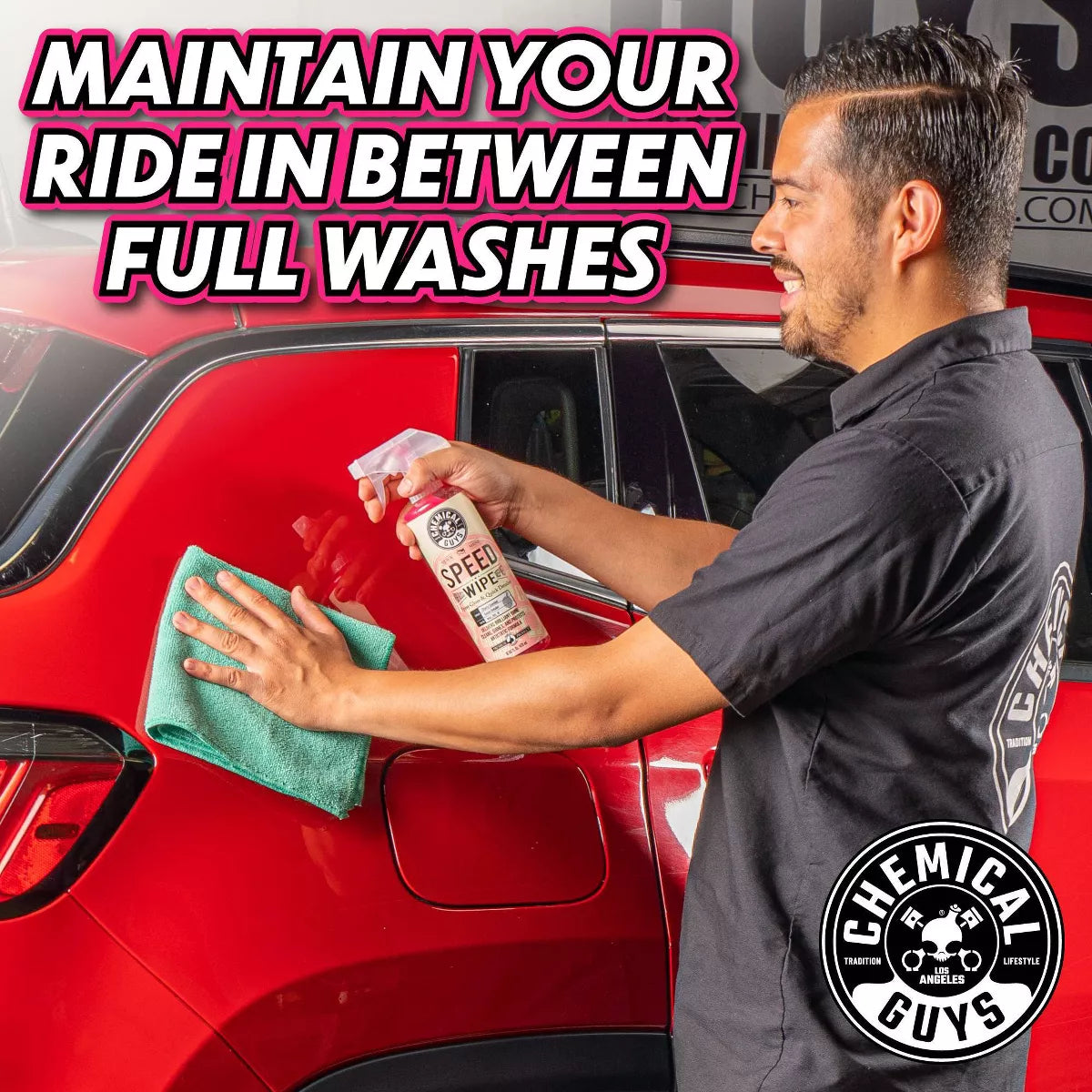 Chemical Guys 3Pc Wash and Shine Cleaners: Liquid Automotive Cleaning Kit,  Scented for Cars 